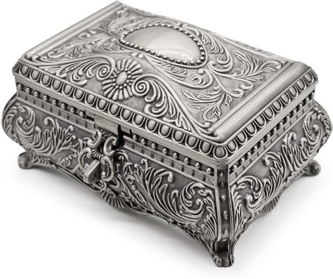 metal jewelry box|metal jewelry box for women.